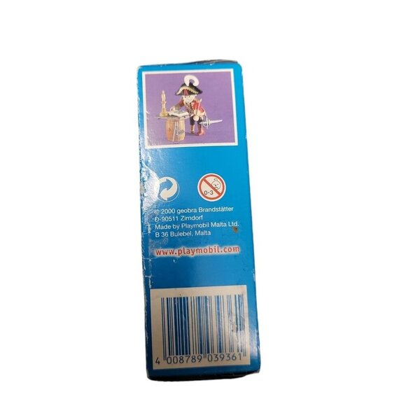 Playmobil Pirate Peg Leg Captain Pirates 3936 Navigator VTG 2000 New in Box - Picture 7 of 8